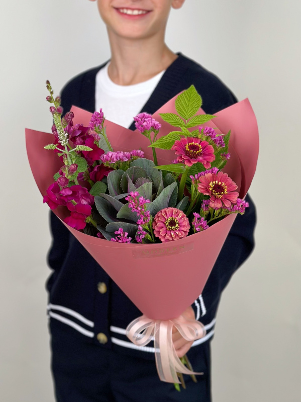 БУКЕТ ИЗ ФЕРМЕРСКИХ ЦВЕТОВ